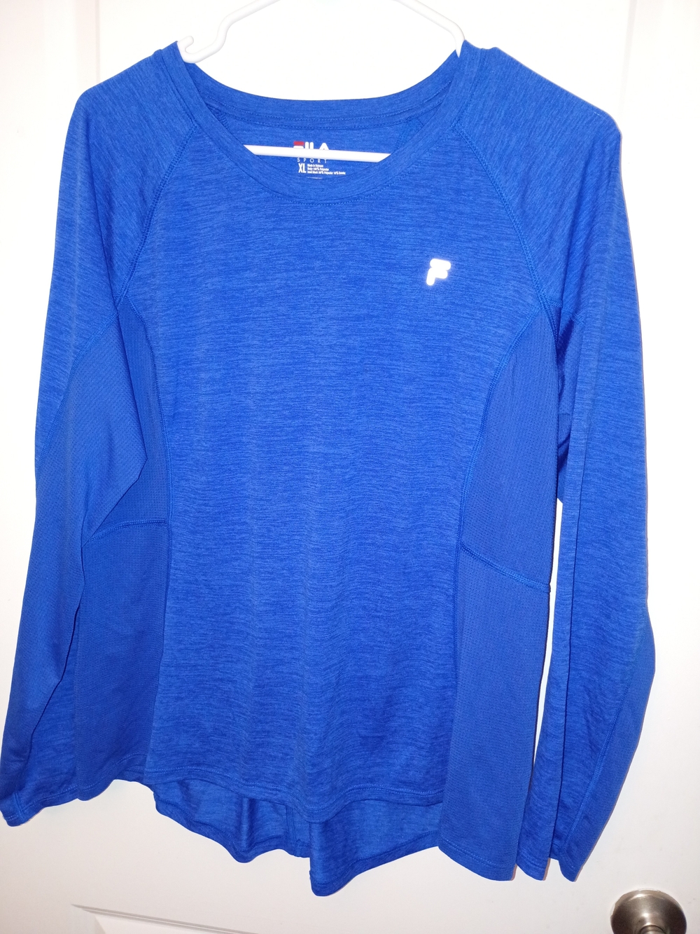 Fila Women's Royal Blue Long Sleeve Athletic Top